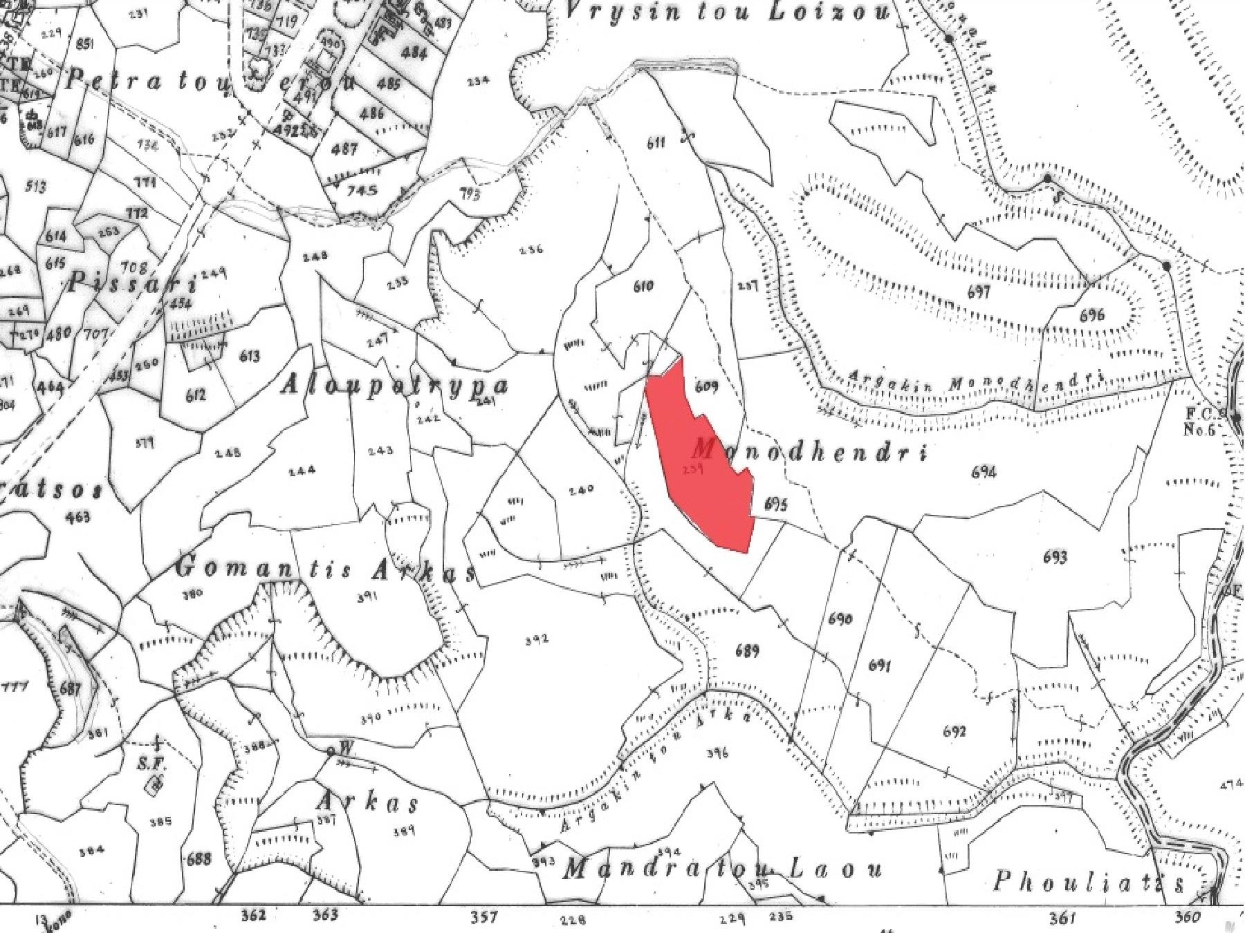 7,693m² Plot for Sale in Amargeti, Paphos District