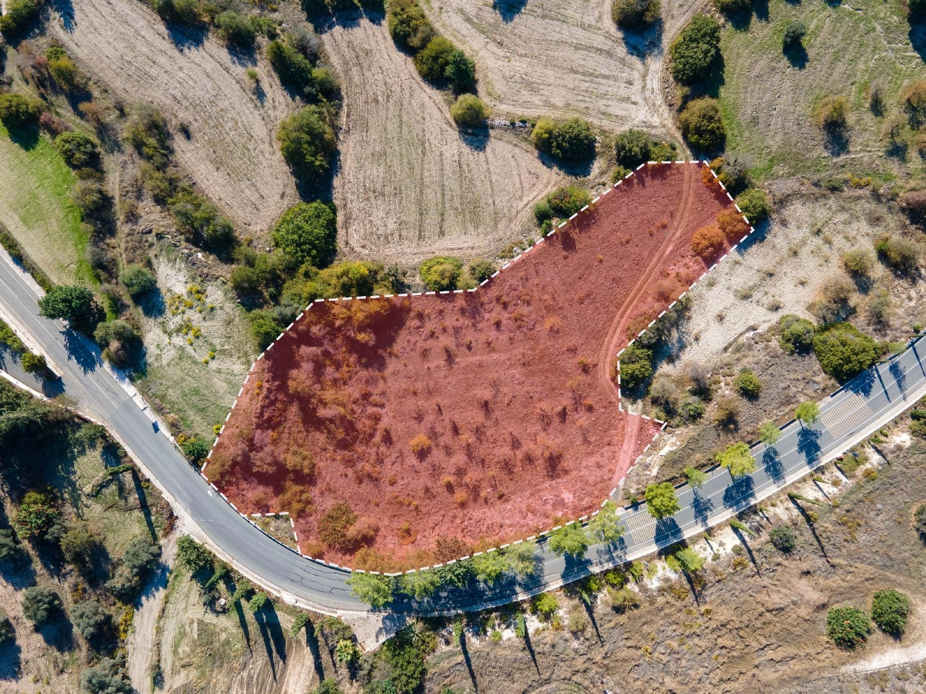 6,700m² Plot for Sale in Peristerona Pafou, Paphos District