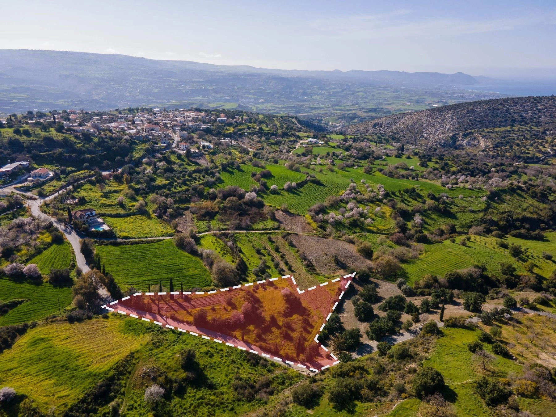 6,355m² Plot for Sale in Peristerona Pafou, Paphos District