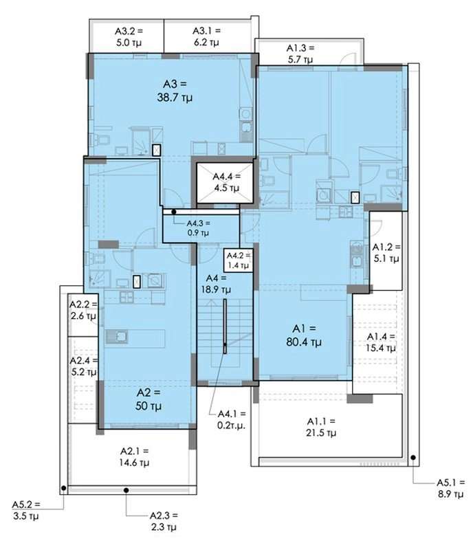 44m² Apartment for Sale in Germasogeia, Limassol District