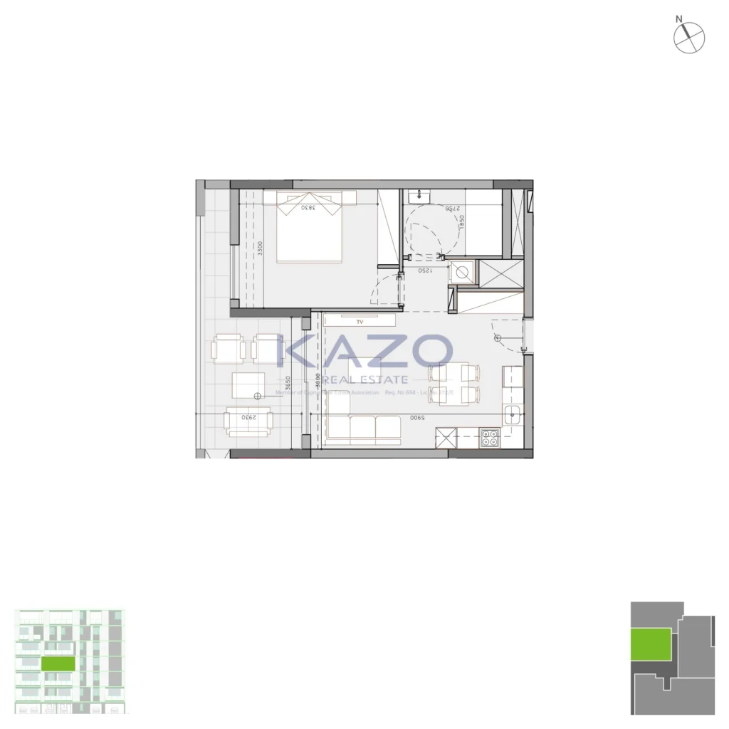 1 Bedroom Apartment for Sale in Limassol District