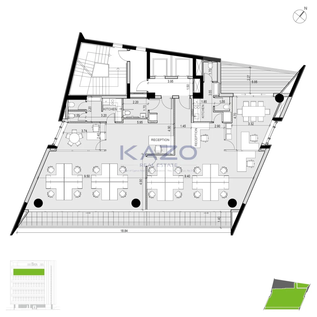206m² Office for Sale in Limassol – Kapsalos