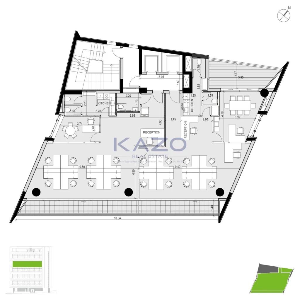206m² Office for Sale in Limassol – Kapsalos