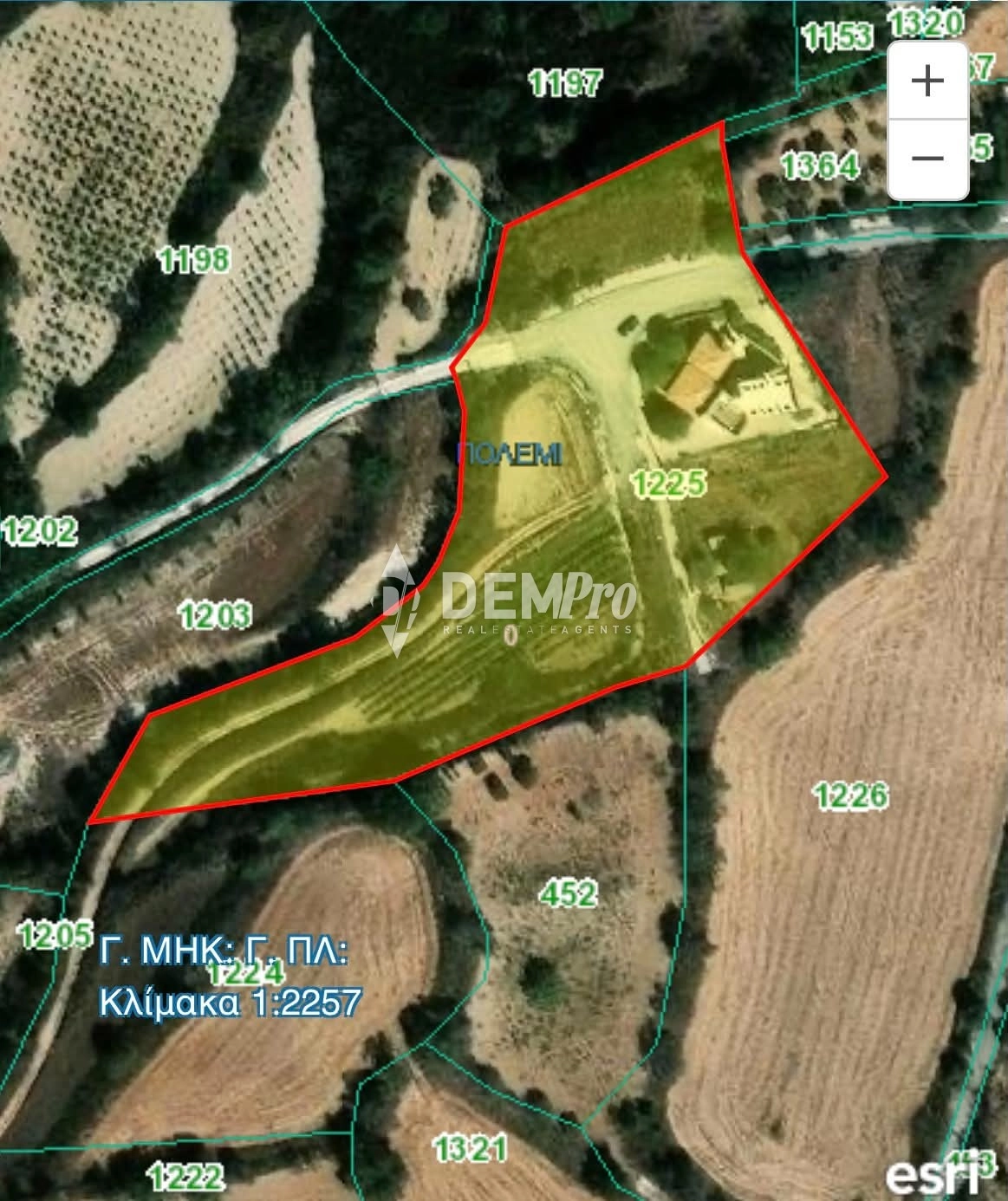 590m² Plot for Sale in Polemi, Paphos District