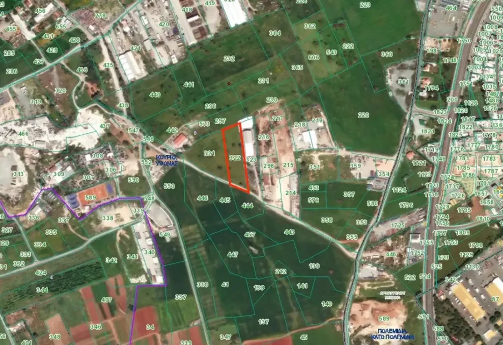 6,875m² Plot for Sale in Ypsonas, Limassol District