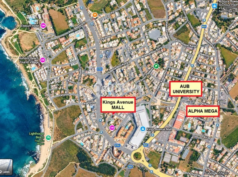 524m² Plot for Sale in Paphos District