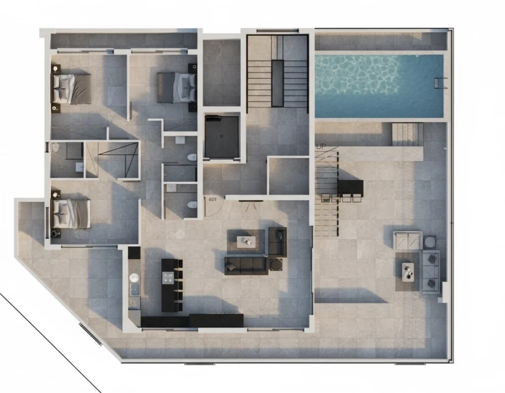 3 Bedroom Apartment for Sale in Limassol – Agios Ioannis