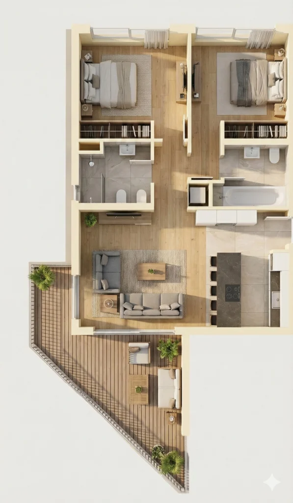 2 Bedroom Apartment for Sale in Limassol – Agios Ioannis