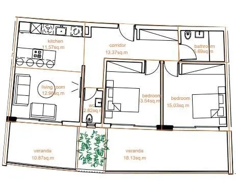 2 Bedroom Apartment for Sale in Limassol – Katholiki