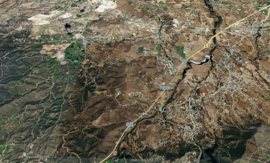 14,047m² Plot for Sale in Klirou, Nicosia District