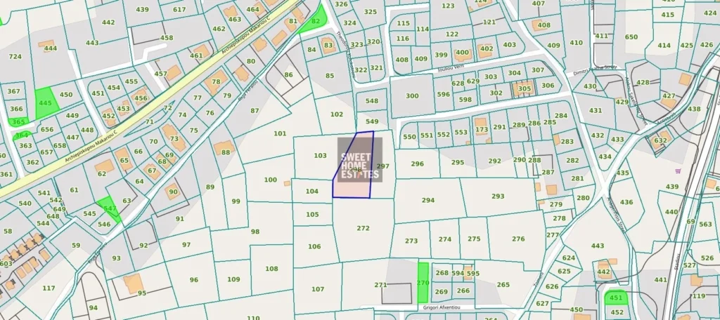 2,704m² Plot for Sale in Deryneia, Famagusta District
