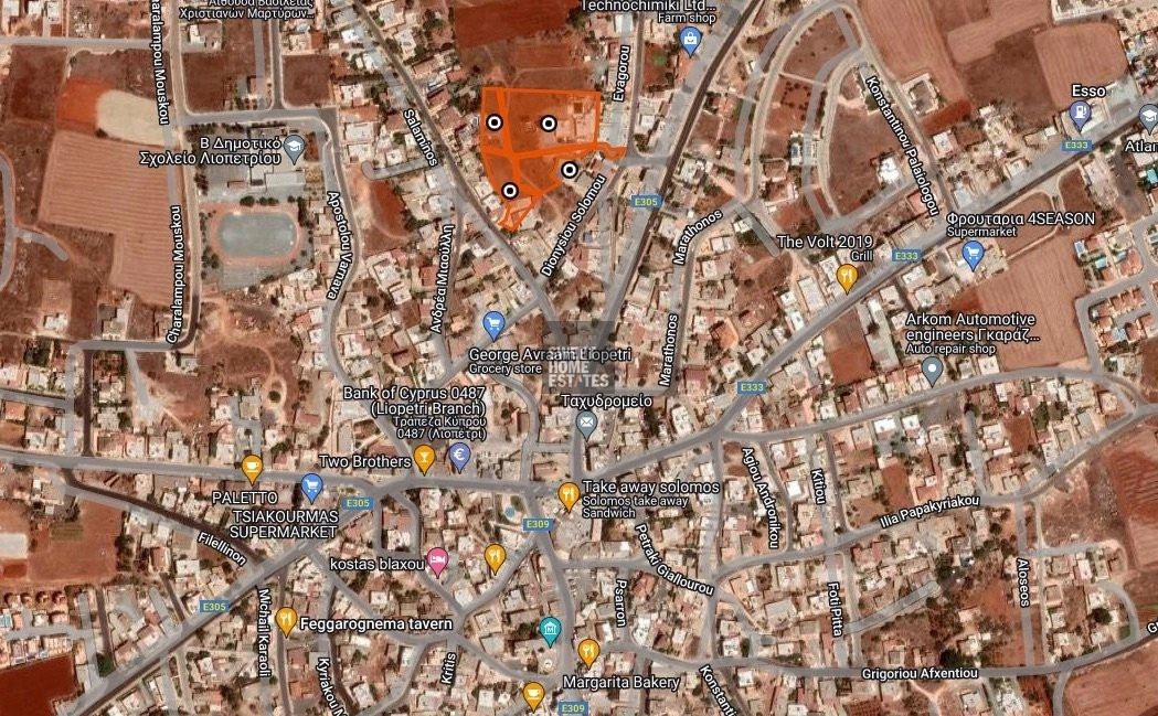 6,390m² Plot for Sale in Liopetri, Famagusta District