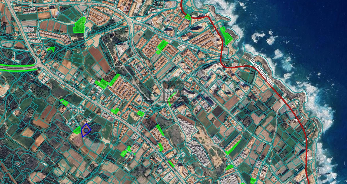 1,565m² Plot for Sale in Protaras, Famagusta District