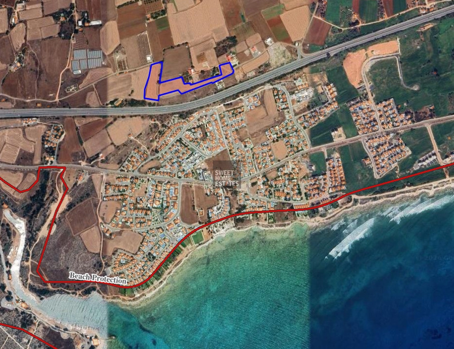 17,573m² Plot for Sale in Agia Thekla, Famagusta District