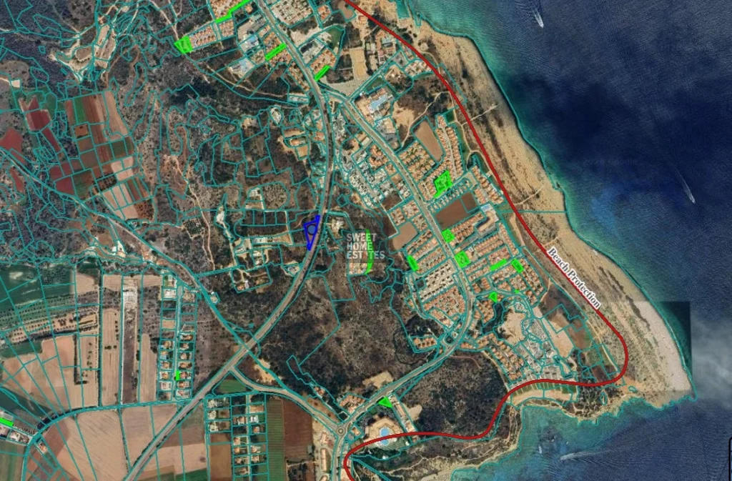 1,888m² Plot for Sale in Cape Greko, Famagusta District