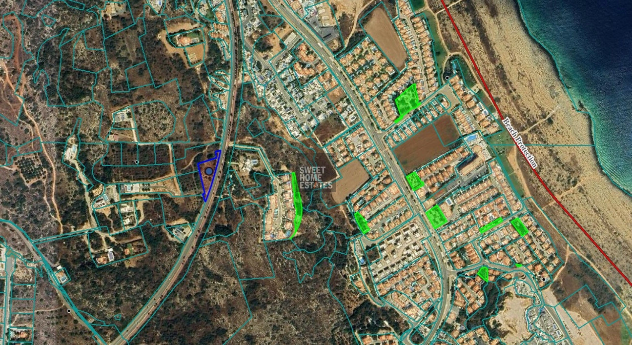 1,888m² Plot for Sale in Cape Greko, Famagusta District