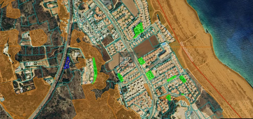 665m² Plot for Sale in Cape Greko, Famagusta District