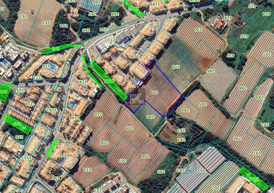 6,099m² Plot for Sale in Kapparis, Famagusta District