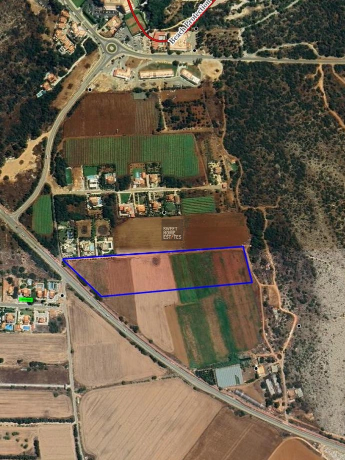 24,715m² Plot for Sale in Famagusta – Agia Napa