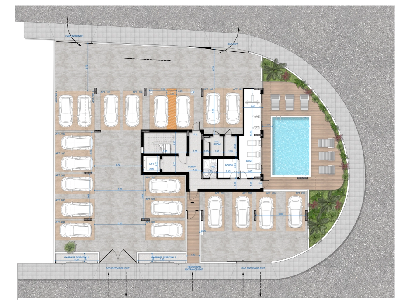 2 Bedroom Apartment for Sale in Limassol – Zakaki