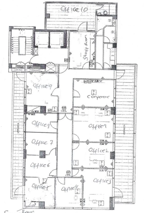 264m² Office for Rent in Agioi Omologites, Nicosia District