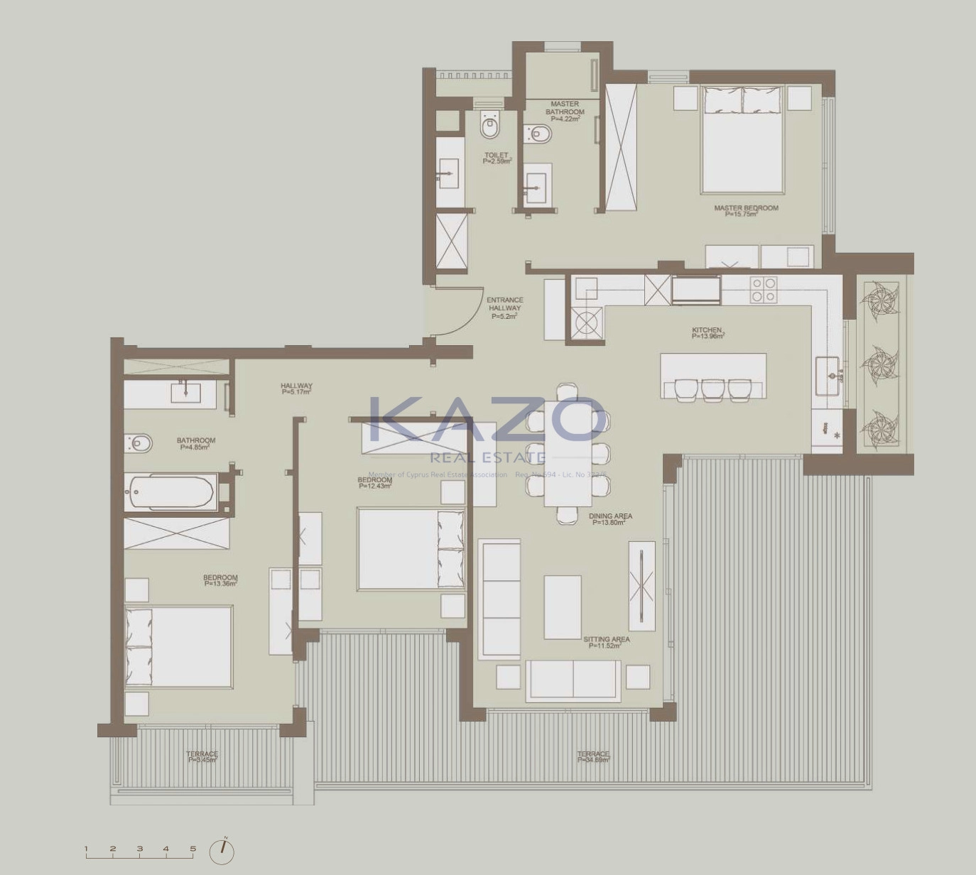 3 Bedroom Apartment for Sale in Limassol District
