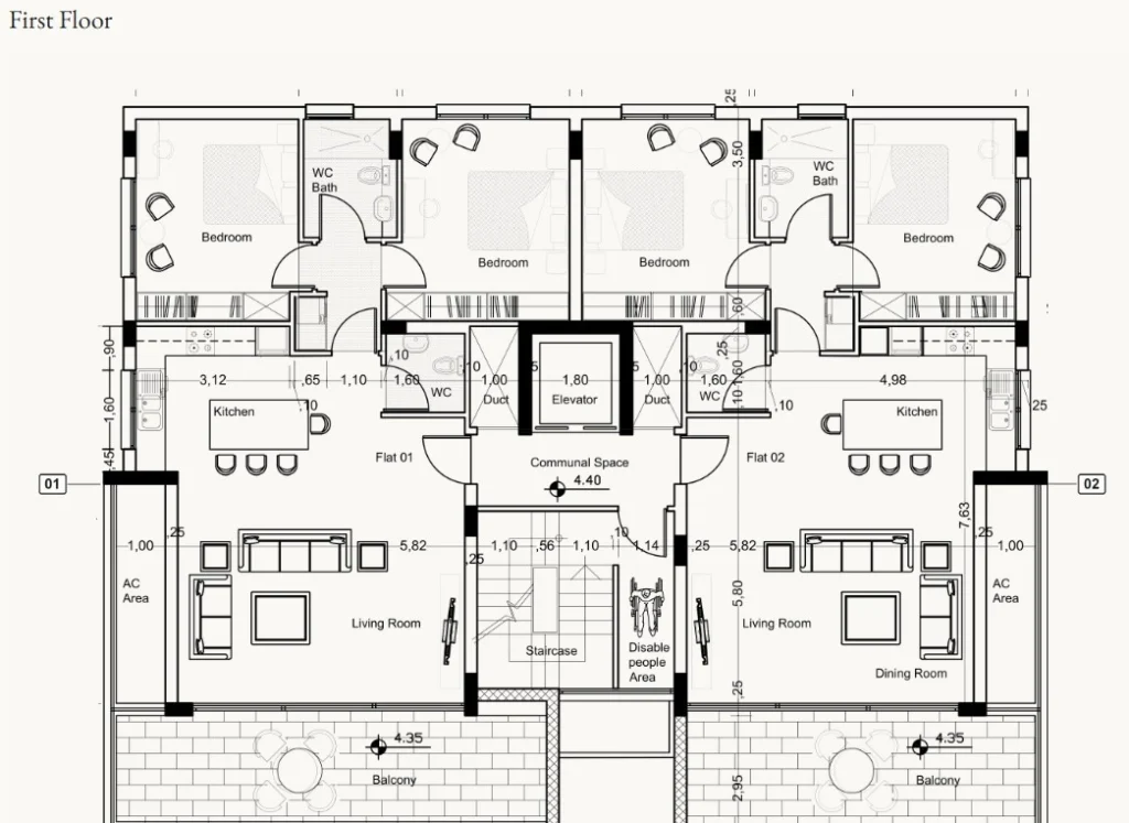 2 Bedroom Apartment for Sale in Columbia Area, Limassol District