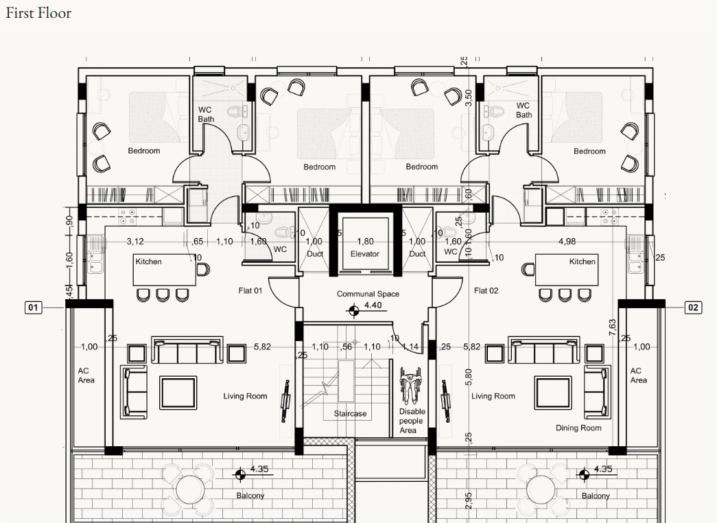 2 Bedroom Apartment for Sale in Columbia Area, Limassol District