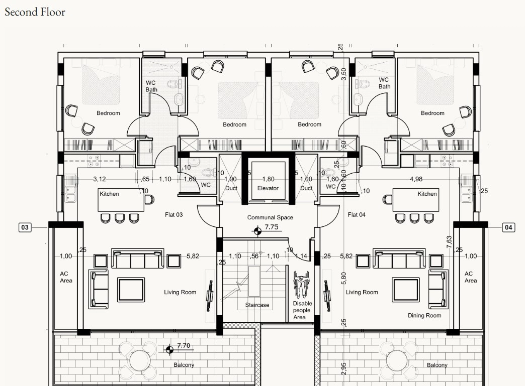 2 Bedroom Apartment for Sale in Columbia Area, Limassol District