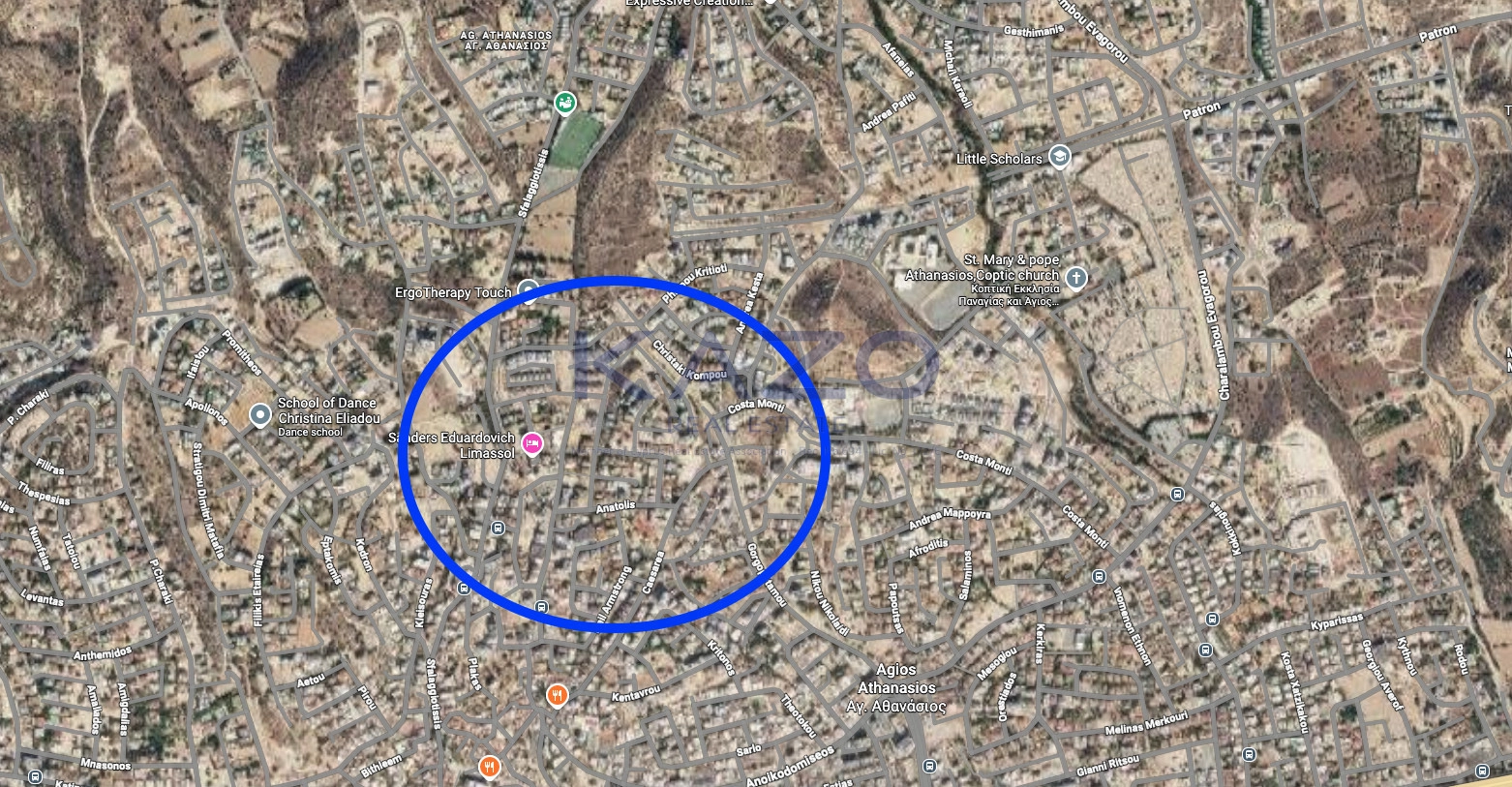 675m² Plot for Sale in Limassol – Agios Athanasios