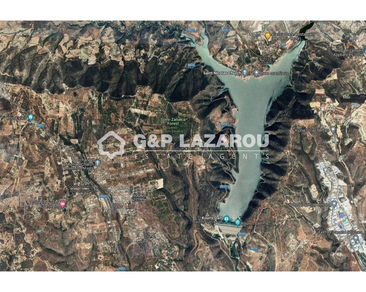 21,619m² Plot for Sale in Souni, Limassol District