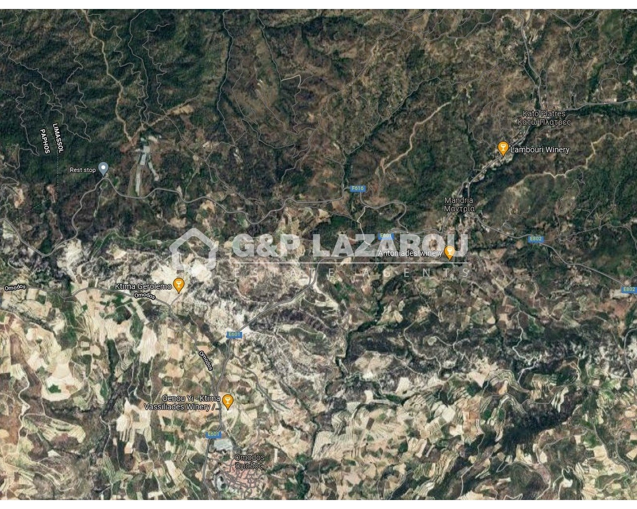 7,024m² Plot for Sale in Kato Platres, Limassol District