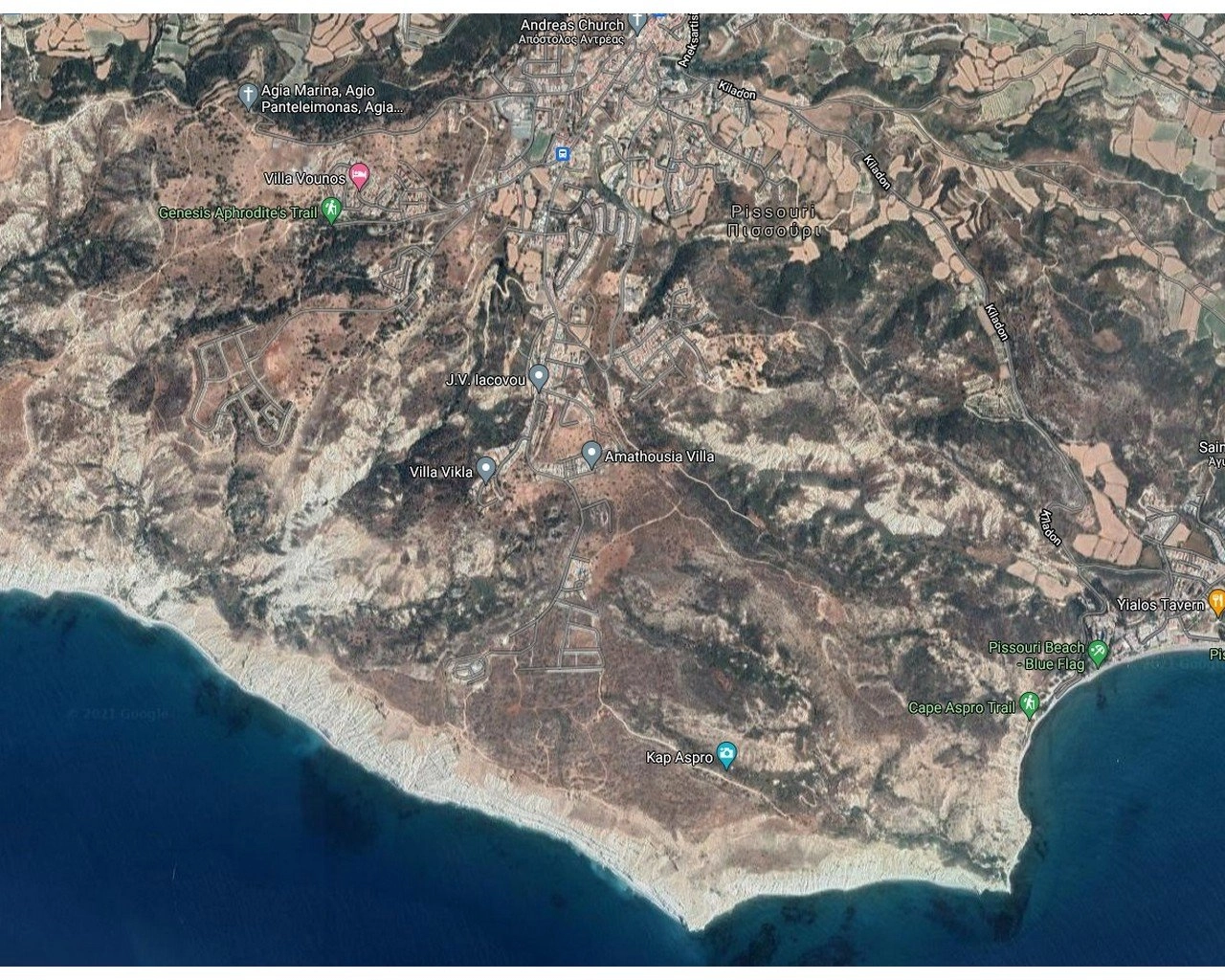 823m² Plot for Sale in Pissouri, Limassol District