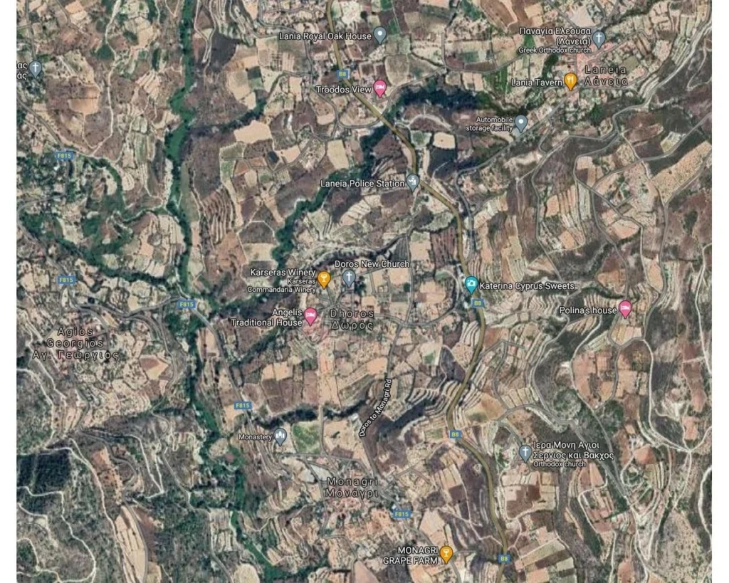 7,643m² Plot for Sale in Doros, Limassol District