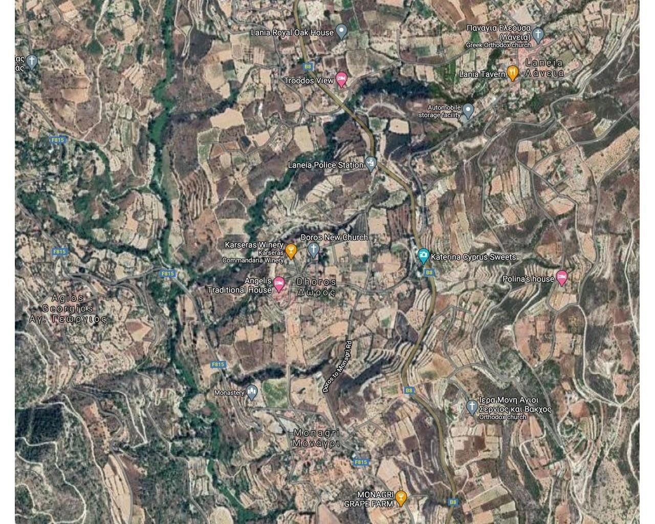 7,643m² Plot for Sale in Doros, Limassol District