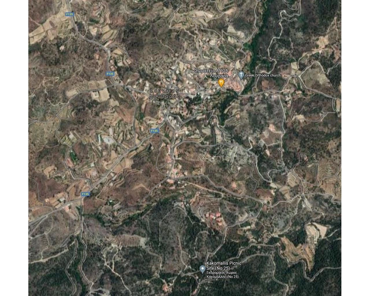 5,941m² Plot for Sale in Louvaras, Limassol District