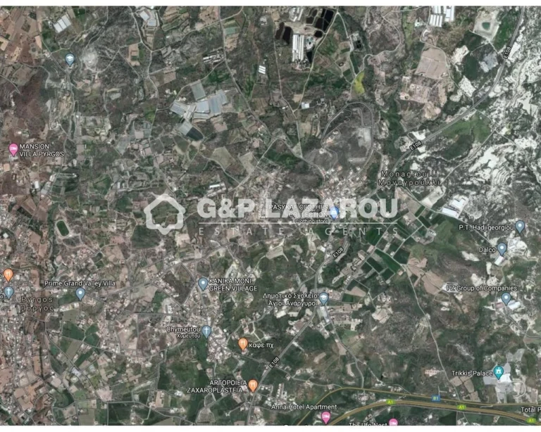 13,445m² Plot for Sale in Monagroulli, Limassol District