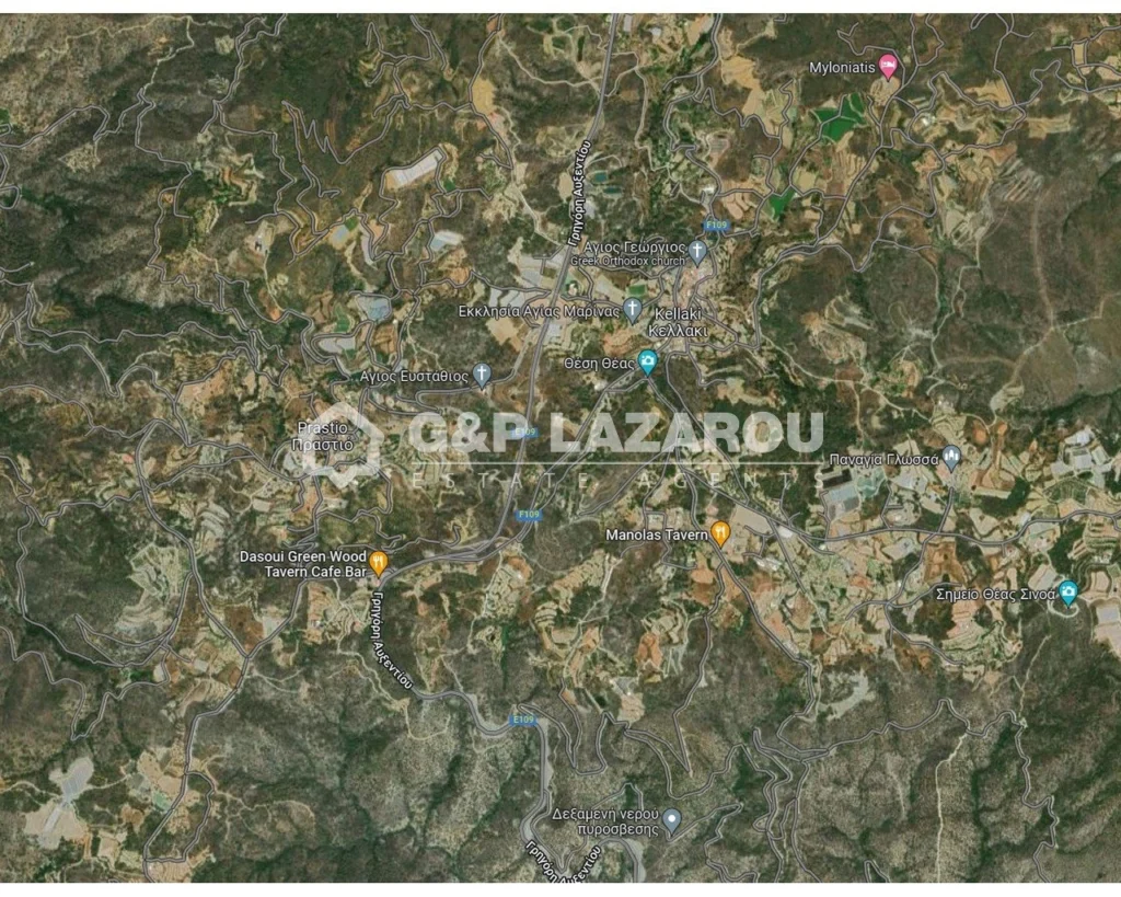 5,780m² Plot for Sale in Kellaki, Limassol District
