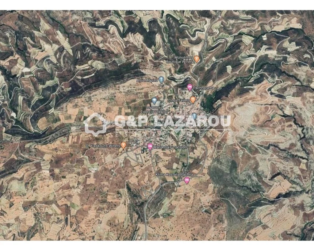 12,041m² Plot for Sale in Pachna, Limassol District