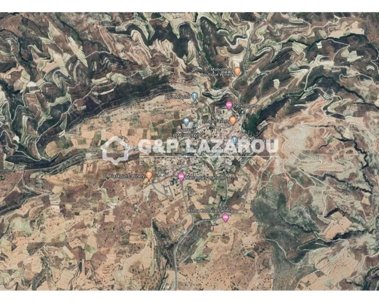 12,041m² Plot for Sale in Pachna, Limassol District