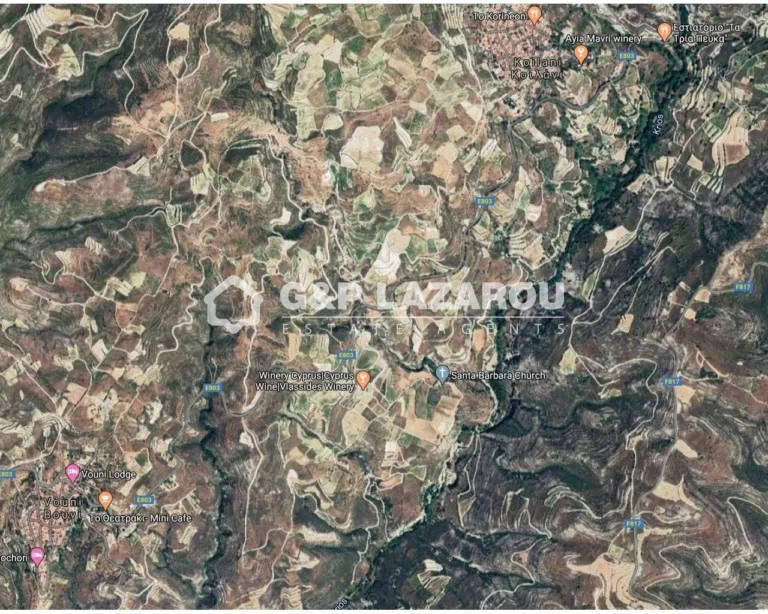 2,007m² Plot for Sale in Koilani, Limassol District