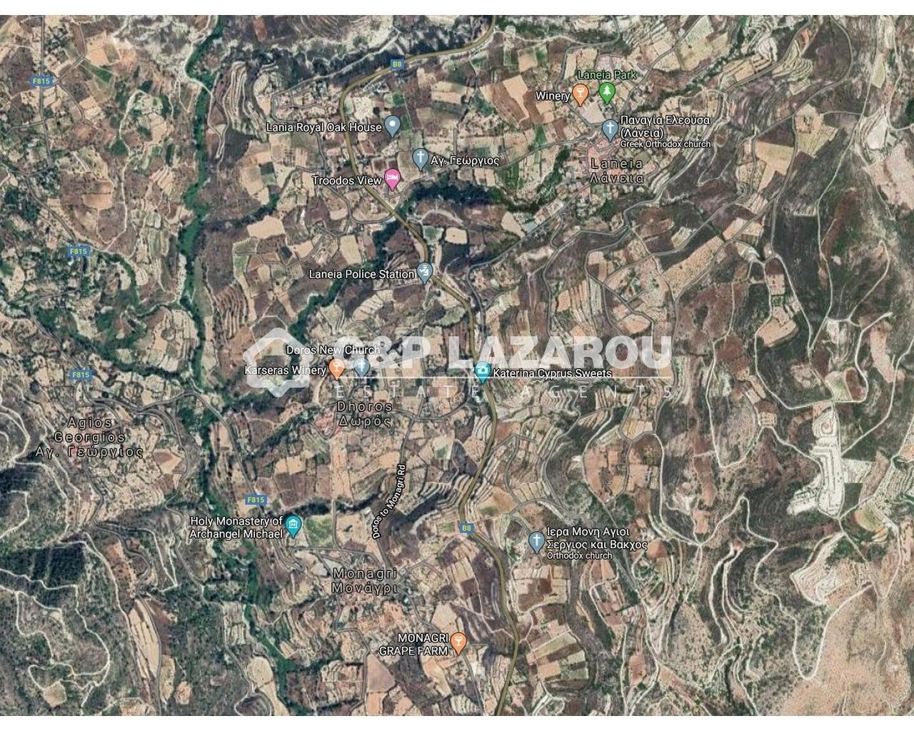9,791m² Plot for Sale in Laneia, Limassol District