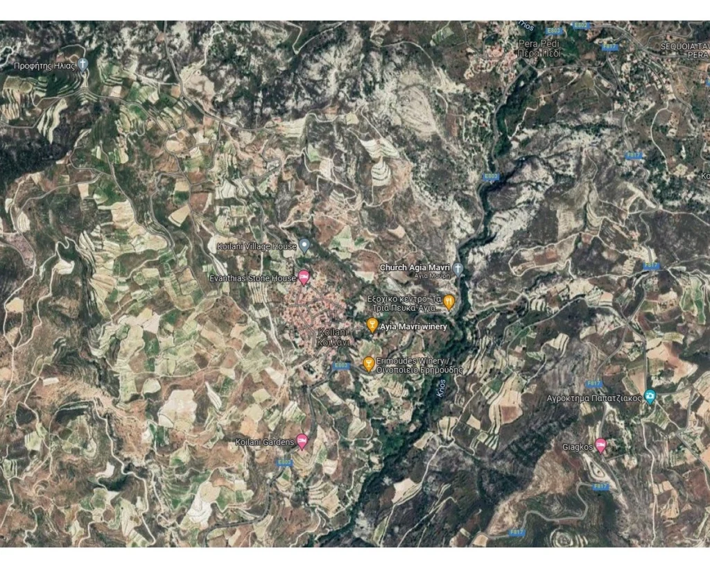 7,358m² Plot for Sale in Koilani, Limassol District