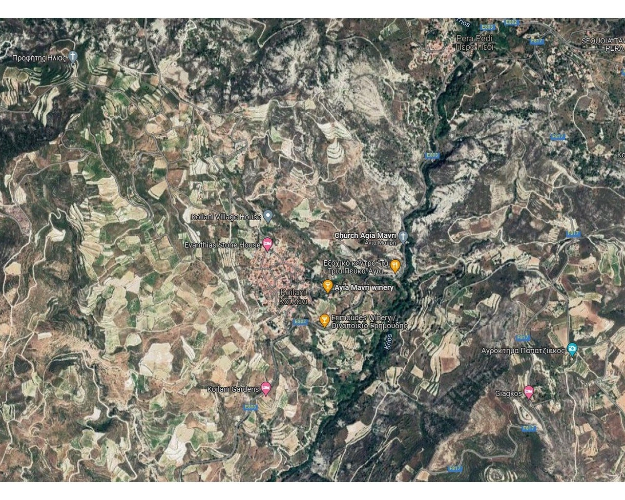 7,358m² Plot for Sale in Koilani, Limassol District