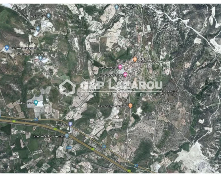 1,673m² Plot for Sale in Pentakomo, Limassol District