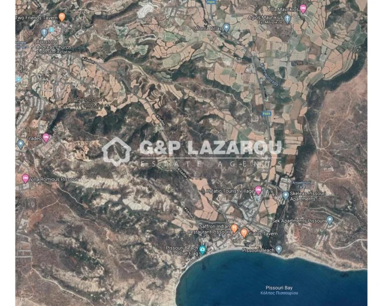7,265m² Plot for Sale in Pissouri, Limassol District