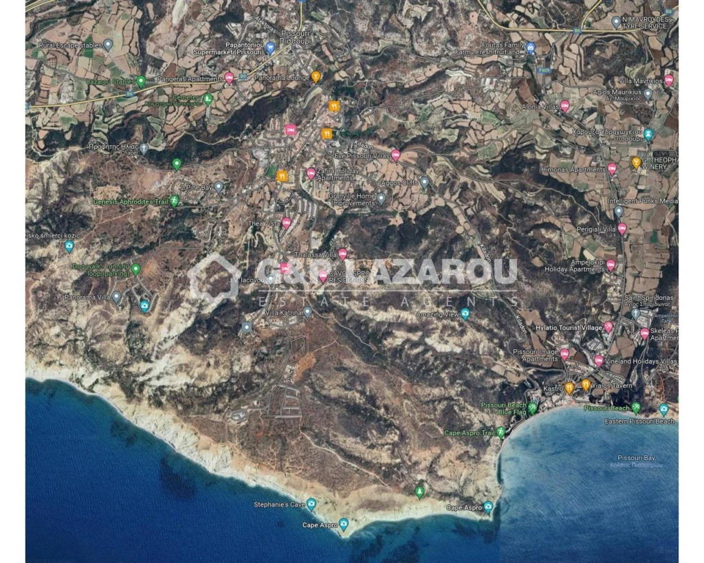 13,480m² Plot for Sale in Pissouri, Limassol District