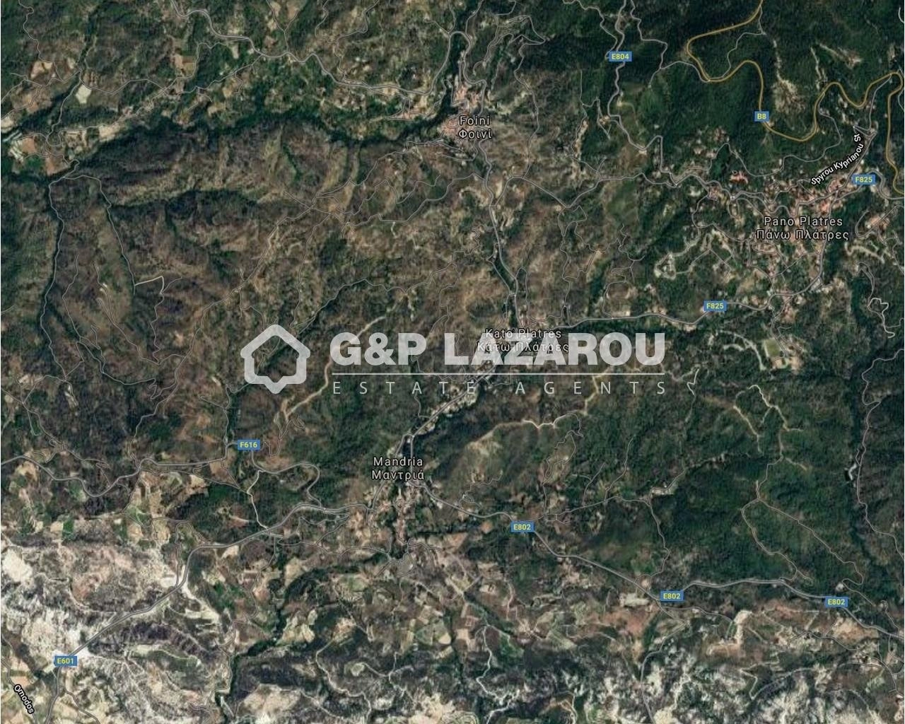 6,220m² Plot for Sale in Kato Platres, Limassol District