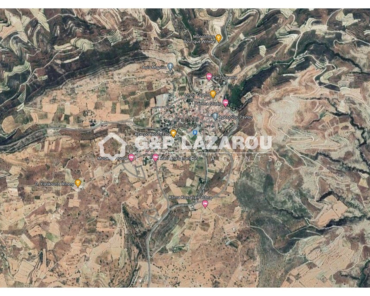 7,358m² Plot for Sale in Pachna, Limassol District