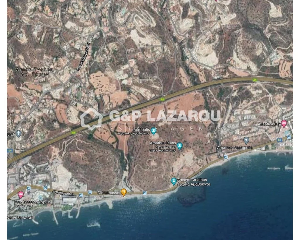 9,500m² Plot for Sale in Agios Tychonas, Limassol District